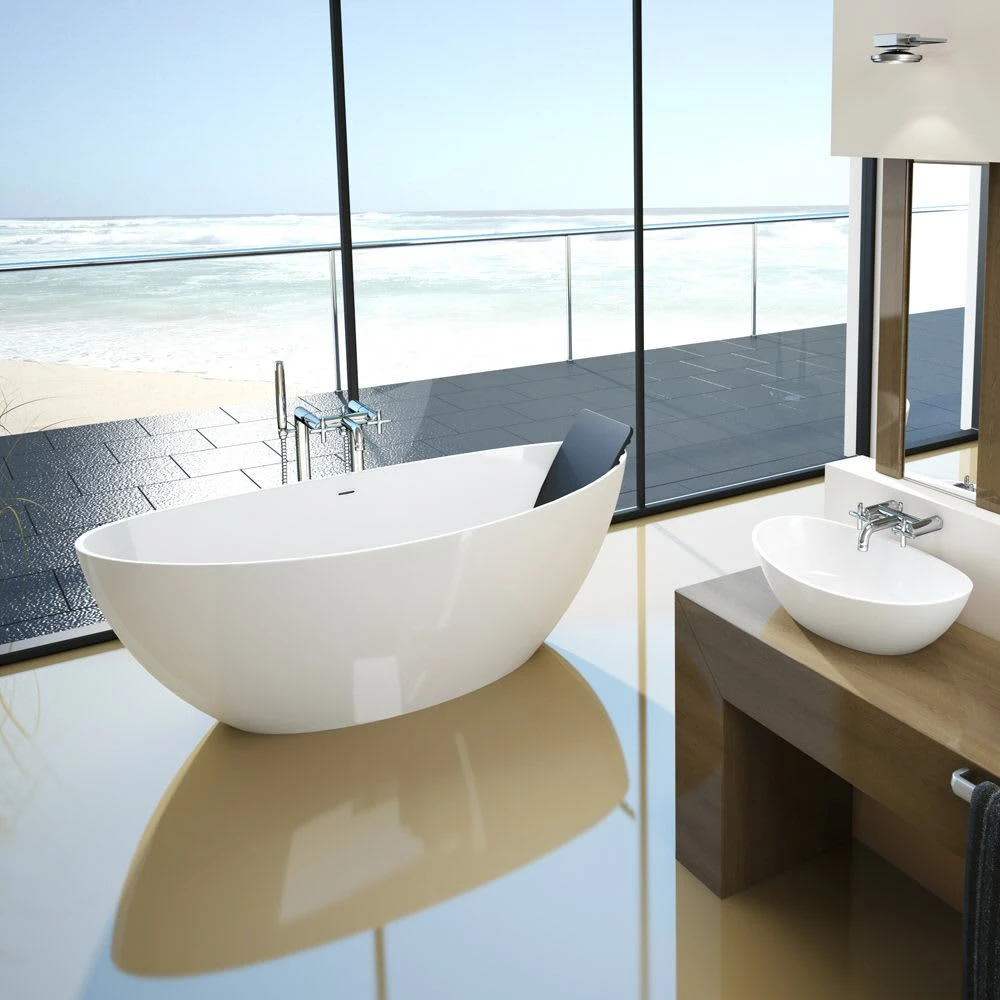 Hoesch Namur Oval-Badewanne 180 X 80 Cm Freistehend 3 Hoesch Namur Oval-Badewanne 180 X 80 Cm Freistehend