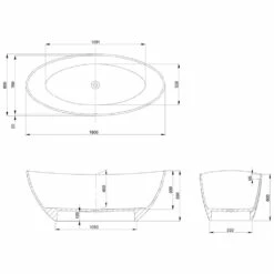 Hoesch Namur Oval-Badewanne 180 X 80 Cm Freistehend 7 Hoesch Namur Oval-Badewanne 180 X 80 Cm Freistehend -Badezimmer Verkaufs-Shop hersteller hoesch badewannen whirlpools freistehende namur 1027422