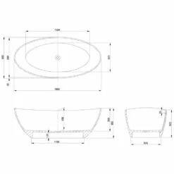 Hoesch Namur Oval-Badewanne 190 X 90 Cm Freistehend 7 Hoesch Namur Oval-Badewanne 190 X 90 Cm Freistehend -Badezimmer Verkaufs-Shop hersteller hoesch badewannen whirlpools freistehende namur 1027424