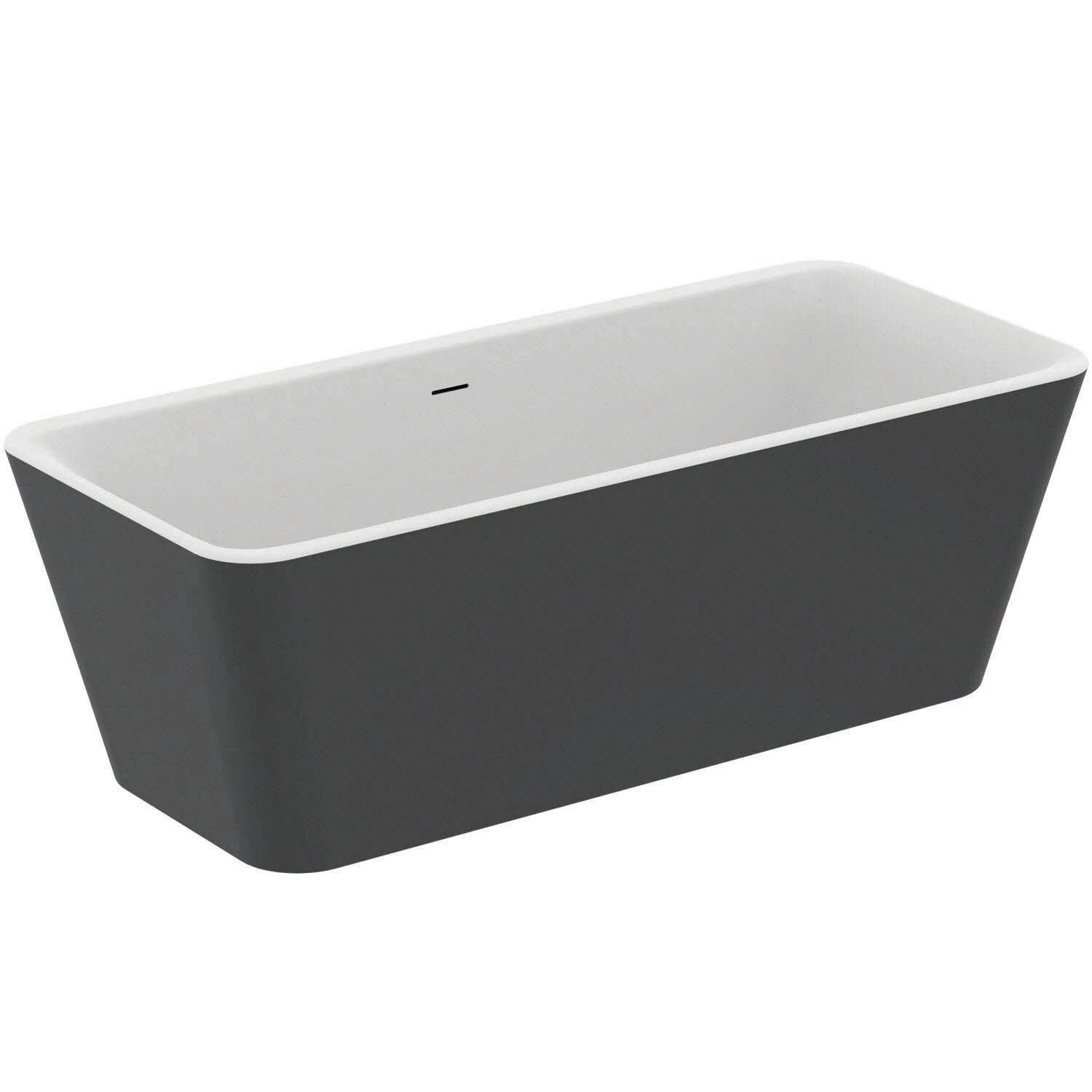 Ideal Standard Tonic II Freistehend Körperform-Badewanne 180 X 80 Cm, Inkl. Ab- Und Überlaufgarnitur 3 Ideal Standard Tonic II Freistehend Körperform-Badewanne 180 X 80 Cm, Inkl. Ab- Und Überlaufgarnitur