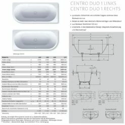 Kaldewei Centro Duo 1 Rechts 137 Eckbadewanne 180 X 80 Cm Mit Antislip