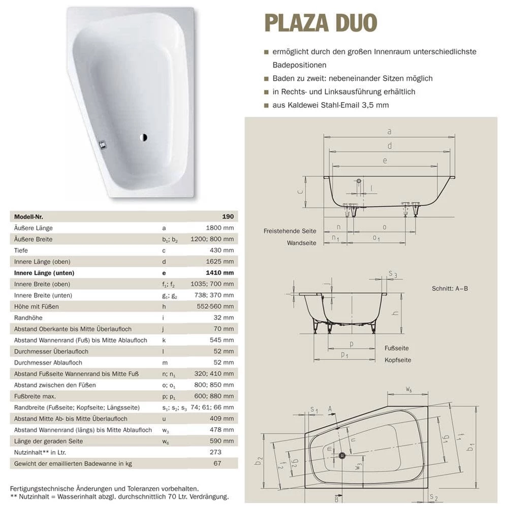 Kaldewei Plaza Duo Rechts 190 Eckbadewanne Mit Spektrallicht Und Weißlicht 4 Kaldewei Plaza Duo Rechts 190 Eckbadewanne Mit Spektrallicht Und Weißlicht – Bild 2