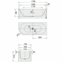Kaldewei Meisterstück Centro Duo 1 Links 1129 Badewanne 170 X 75 Cm, Mit Füllfunktion Und Lochbohrungen 7 Kaldewei Meisterstück Centro Duo 1 Links 1129 Badewanne 170 X 75 Cm, Mit Füllfunktion Und Lochbohrungen -Badezimmer Verkaufs-Shop hersteller kaldewei badewannen meisterstuecke centro duo 2191066