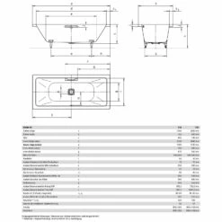 Kaldewei Conoduo 733 Badewanne 180 X 80 Cm Mit Schwalleinlauf 7 Kaldewei Conoduo 733 Badewanne 180 X 80 Cm Mit Schwalleinlauf -Badezimmer Verkaufs-Shop hersteller kaldewei badewannen rechteckbadewannen conoduo 733 3222575