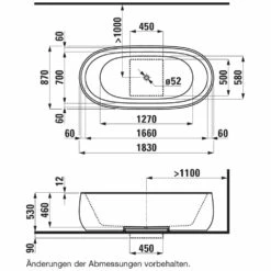 LAUFEN Il Bagno Alessi Freistehende Badewanne 183 X 87 Cm, Mit Beleuchtung -Badezimmer Verkaufs-Shop hersteller laufen il bagno alessi one 690766