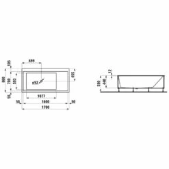 LAUFEN Kartell Rechteckbadewanne 170 X 86 Cm Einbauversion, Ecke Links 11 LAUFEN Kartell Rechteckbadewanne 170 X 86 Cm Einbauversion, Ecke Links -Badezimmer Verkaufs-Shop hersteller laufen kartell badewannen rechteckbadewanne 170 662739