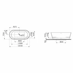 LAUFEN Pro Freistehende Badewanne 165 X 75 Cm Aus Marbond -Badezimmer Verkaufs-Shop hersteller laufen pro badewannen freistehende 165 2107270