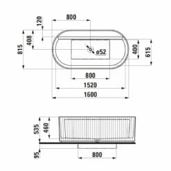 LAUFEN Sonar Freistehende Badewanne 160 X 81,5 Cm, Mit Oberflächentextur 9 LAUFEN Sonar Freistehende Badewanne 160 X 81,5 Cm, Mit Oberflächentextur -Badezimmer Verkaufs-Shop hersteller laufen sonar badewannen freistehende 160 2842168