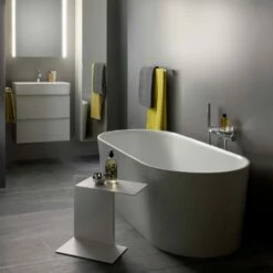 LAUFEN Val Oval-Badewanne Freistehend, Mit Überlaufspalt -Badezimmer Verkaufs-Shop hersteller laufen val badewanne 1190654