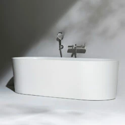 LAUFEN Val Oval-Badewanne Freistehend, Mit Überlaufspalt -Badezimmer Verkaufs-Shop hersteller laufen val badewanne 5305457