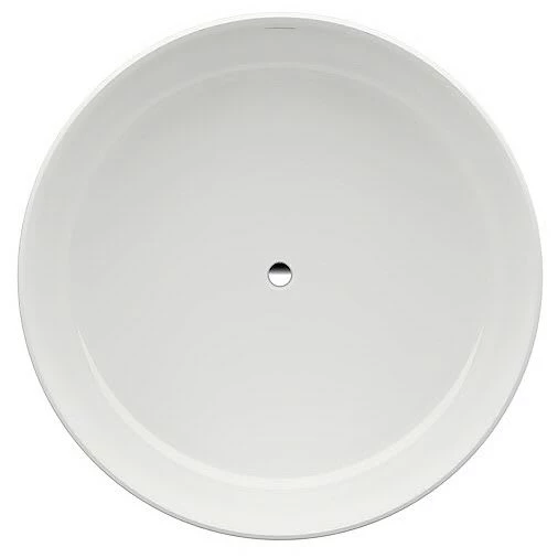 LAUFEN Val Badewanne Freistehend Rund, Mit Integriertem Überlaufkanal 4 LAUFEN Val Badewanne Freistehend Rund, Mit Integriertem Überlaufkanal – Bild 2