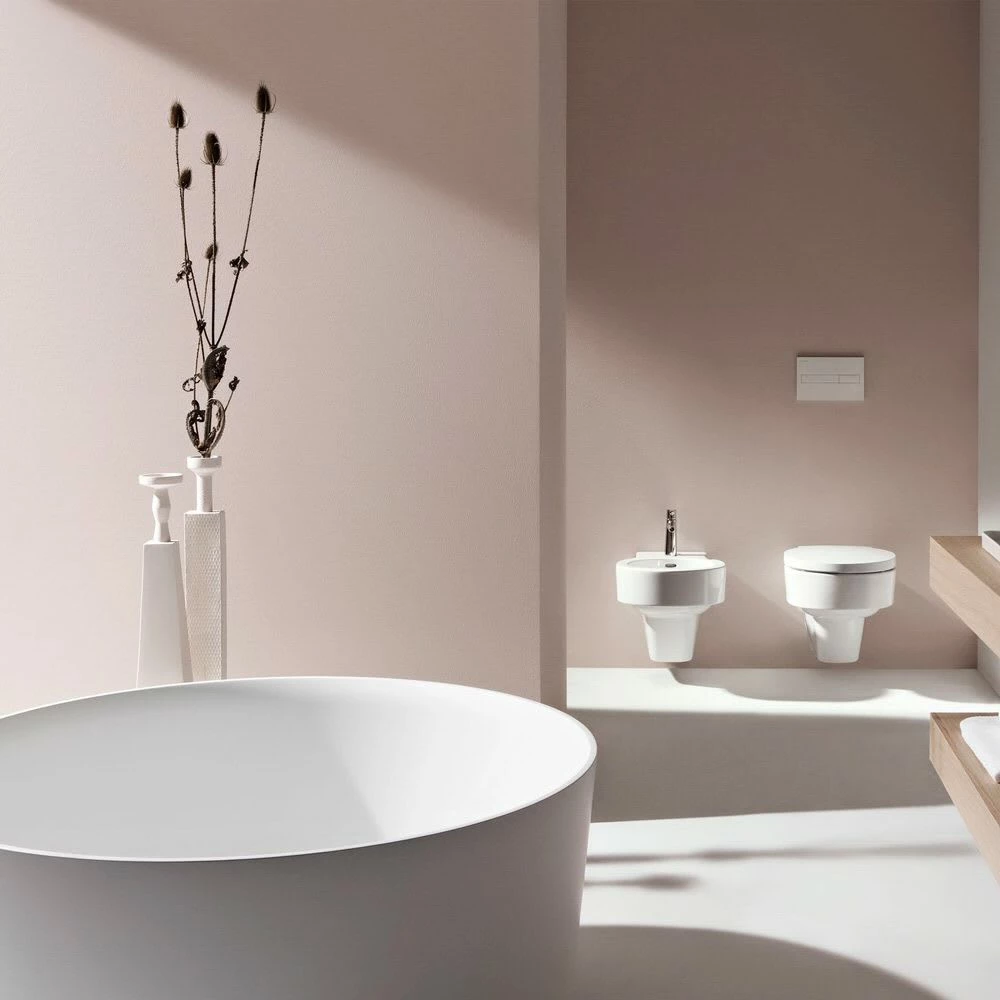 LAUFEN Val Badewanne Freistehend Rund, Mit Integriertem Überlaufkanal 5 LAUFEN Val Badewanne Freistehend Rund, Mit Integriertem Überlaufkanal – Bild 3