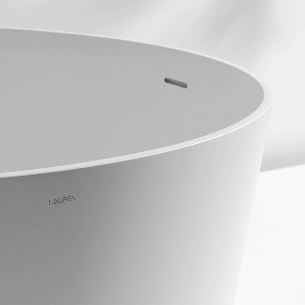 LAUFEN Val Badewanne Freistehend Rund, Mit Integriertem Überlaufkanal 7 LAUFEN Val Badewanne Freistehend Rund, Mit Integriertem Überlaufkanal – Bild 5
