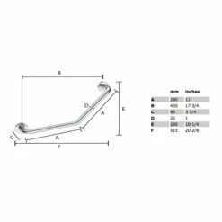 Care Wannengriff 51,5 Cm