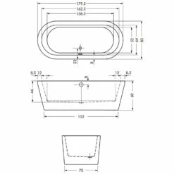 Steinkamp Living Freistehende Ovalbadewanne 180 X 80 Cm 10 Steinkamp Living Freistehende Ovalbadewanne 180 X 80 Cm -Badezimmer Verkaufs-Shop hersteller megabad sortiment freistehende badewanne steinkamp 1151667