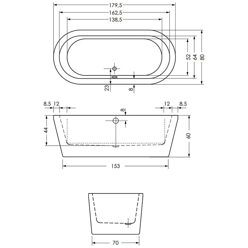 Steinkamp Living Freistehende Ovalbadewanne 180 X 80 Cm 6 Steinkamp Living Freistehende Ovalbadewanne 180 X 80 Cm – Bild 4