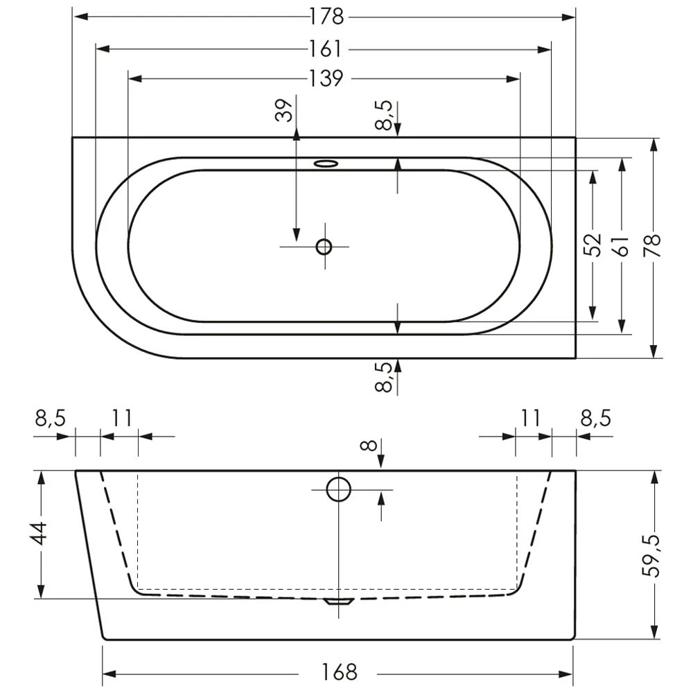 Steinkamp Living Eckbadewanne 180 X 80 Cm Mit Schürze Links, Inkl. Ein-, Ab- Und Überlaufgarnitur MT5 4 Steinkamp Living Eckbadewanne 180 X 80 Cm Mit Schürze Links, Inkl. Ein-, Ab- Und Überlaufgarnitur MT5 – Bild 2