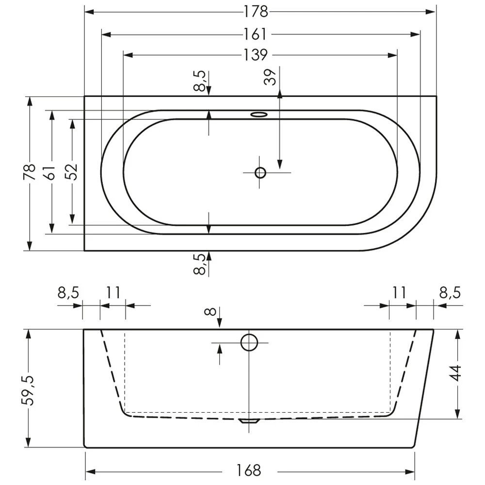 Steinkamp Living Eckbadewanne 180 X 80 Cm Mit Schürze Rechts, Inkl. Ab- Und Überlaufgarnitur M5 4 Steinkamp Living Eckbadewanne 180 X 80 Cm Mit Schürze Rechts, Inkl. Ab- Und Überlaufgarnitur M5 – Bild 2