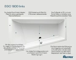 Polypex Ego 1800 Eckbadewanne Links -Badezimmer Verkaufs-Shop hersteller polypex badewannen eckbadewannen ego 1800 2582782
