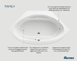Polypex Family Eckbadewanne -Badezimmer Verkaufs-Shop hersteller polypex badewannen eckbadewannen family 2582767
