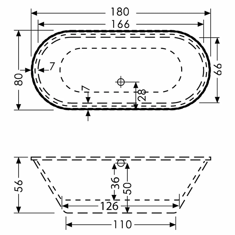 Polypex Solida Freistehende-Badewanne 3 Polypex Solida Freistehende-Badewanne