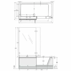 Repabad Easy-in Badewanne 170 Türe Rechts Nischeneinbau, Glaswand Mit Spritzschutz, RT5 5 Repabad Easy-in Badewanne 170 Türe Rechts Nischeneinbau, Glaswand Mit Spritzschutz, RT5 -Badezimmer Verkaufs-Shop hersteller repabad badewannen easy 170 tuere 1412096