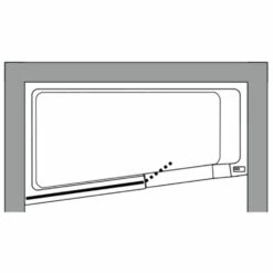 Repabad Easy-in Badewanne 180 Türe Rechts Nischeneinbau