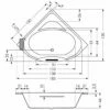 Repabad Taurus 130 Eck-Badewanne -Badezimmer Verkaufs-Shop hersteller repabad badewannen eck taurus 130 1118327