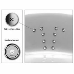 Repabad Arosa 180 X 80 Badewanne Mit Rückentherapie -Badezimmer Verkaufs-Shop hersteller repabad badewannen rechteck arosa 180 1411883