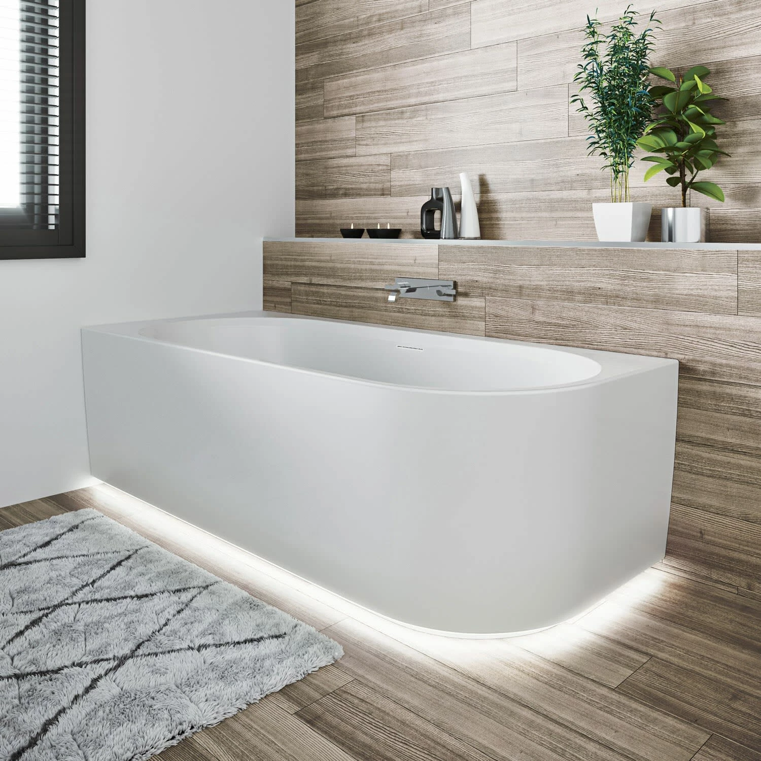 Riho Desire Corner Eck-Badewanne 184 X 84 Cm Rechts Mit LED Beleuchtung 4 Riho Desire Corner Eck-Badewanne 184 X 84 Cm Rechts Mit LED Beleuchtung – Bild 2