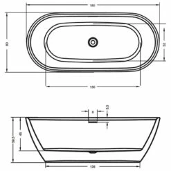 Riho Inspire Freistehende Badewanne 180 X 80 Cm 11 Riho Inspire Freistehende Badewanne 180 X 80 Cm -Badezimmer Verkaufs-Shop hersteller riho badewannen freistehende inspire 180 1622040