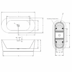Riho Modesty Freistehende Badewanne 170 X 76 Cm 10 Riho Modesty Freistehende Badewanne 170 X 76 Cm -Badezimmer Verkaufs-Shop hersteller riho badewannen freistehende modesty 170 3708281