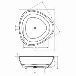 Riho Oviedo Freistehende Badewanne 160 X 160 X 160 Cm -Badezimmer Verkaufs-Shop hersteller riho badewannen freistehende oviedo 160 1393547