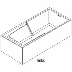 Riho Still Square Rechteck-Badewanne 170 X 75 Cm Inkl. Schürze Links -Badezimmer Verkaufs-Shop hersteller riho badewannen rechteckbadewannen 2653795