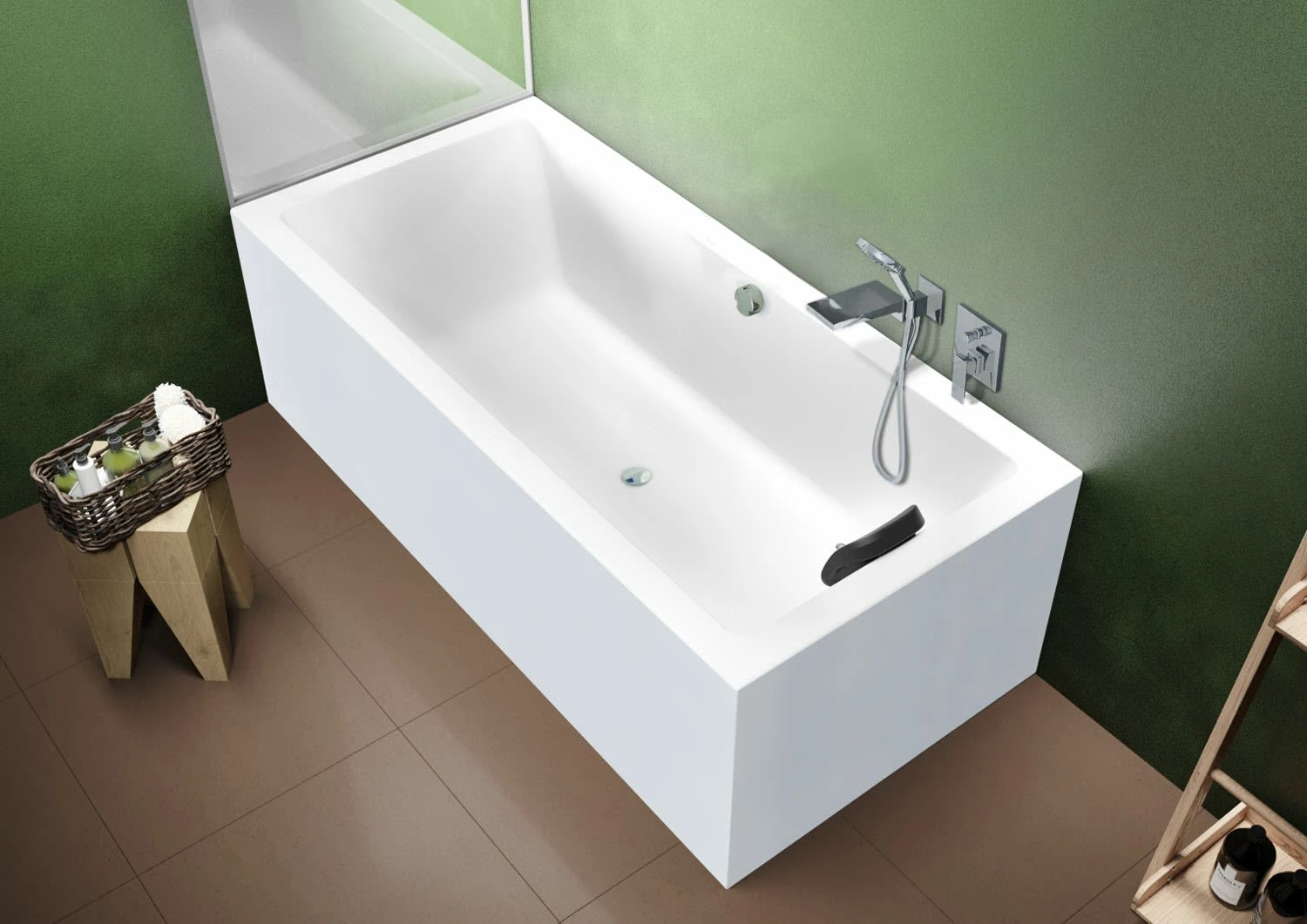 Riho Lugo Rechteck-Badewanne 160 X 70 Cm 4 Riho Lugo Rechteck-Badewanne 160 X 70 Cm – Bild 2