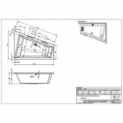 Riho Doppio Raumspar-Badewanne 180 X 130 Cm Links Für Eckeinbau
