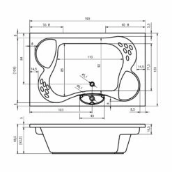 Riho Whirlpool Claudia Mit Farblichttherapie, Touchbedienung Und Heizung 7 Riho Whirlpool Claudia Mit Farblichttherapie, Touchbedienung Und Heizung -Badezimmer Verkaufs-Shop hersteller riho thermae whirlpool claudia mit 2689774