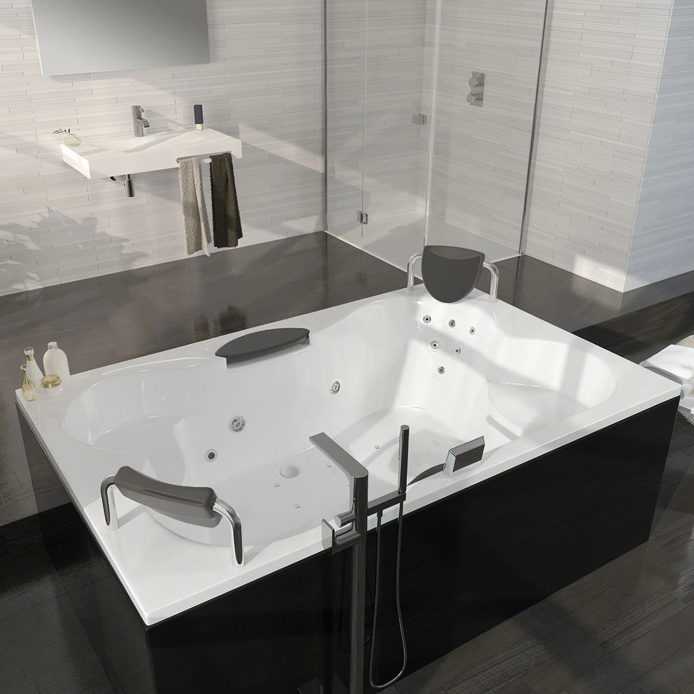 Riho Whirlpool Claudia Mit Farblichttherapie, Touchbedienung Und Heizung 3 Riho Whirlpool Claudia Mit Farblichttherapie, Touchbedienung Und Heizung