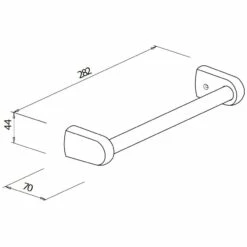 Bravat Metasoft Badewannengriff 28 Cm