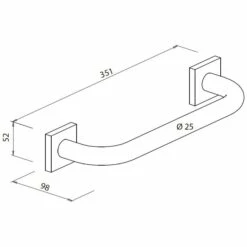 Bravat Quaruna Badewannengriff