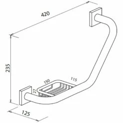 Bravat Quaruna Badewannengriff Mit Seifenkorb