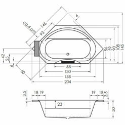 Steinkamp Life Eckbadewanne 145 X 145 Cm Ohne Ecke, Mit Aquapunktur 7 Steinkamp Life Eckbadewanne 145 X 145 Cm Ohne Ecke, Mit Aquapunktur -Badezimmer Verkaufs-Shop hersteller steinkamp badewannen mit whirlsystem life 3570695