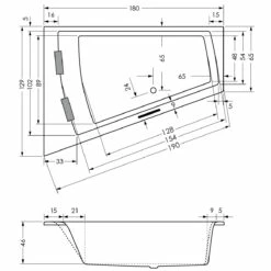 Steinkamp Life Eckbadewanne 180 X 130/65 Cm Mit Aquapunktur, Ecke Links 9 Steinkamp Life Eckbadewanne 180 X 130/65 Cm Mit Aquapunktur, Ecke Links -Badezimmer Verkaufs-Shop hersteller steinkamp badewannen mit whirlsystem life 3570701