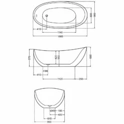 Steinkamp Loft Freistehende Ovalbadewanne 170 X 90 Cm Mit Multiplex Trio -Badezimmer Verkaufs-Shop hersteller steinkamp freistehende badewanne loft ovalbadewanne 3031565