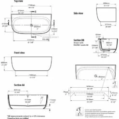 Victoria & Albert Eldon Freistehende Badewanne, Ohne Überlauf 7 Victoria & Albert Eldon Freistehende Badewanne, Ohne Überlauf -Badezimmer Verkaufs-Shop hersteller victoria albert freistehende badewannen eldon 1389747