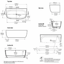 Victoria & Albert Eldon Freistehende Badewanne, Mit Überlauf -Badezimmer Verkaufs-Shop hersteller victoria albert freistehende badewannen eldon 2046385