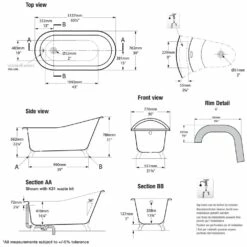 Victoria & Albert Shropshire Freistehende Badewanne 7 Victoria & Albert Shropshire Freistehende Badewanne -Badezimmer Verkaufs-Shop hersteller victoria albert freistehende badewannen shropshire 919937