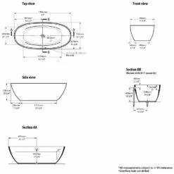 Victoria & Albert Terrassa Freistehende Badewanne 9 Victoria & Albert Terrassa Freistehende Badewanne -Badezimmer Verkaufs-Shop hersteller victoria albert freistehende badewannen terrassa 2046460