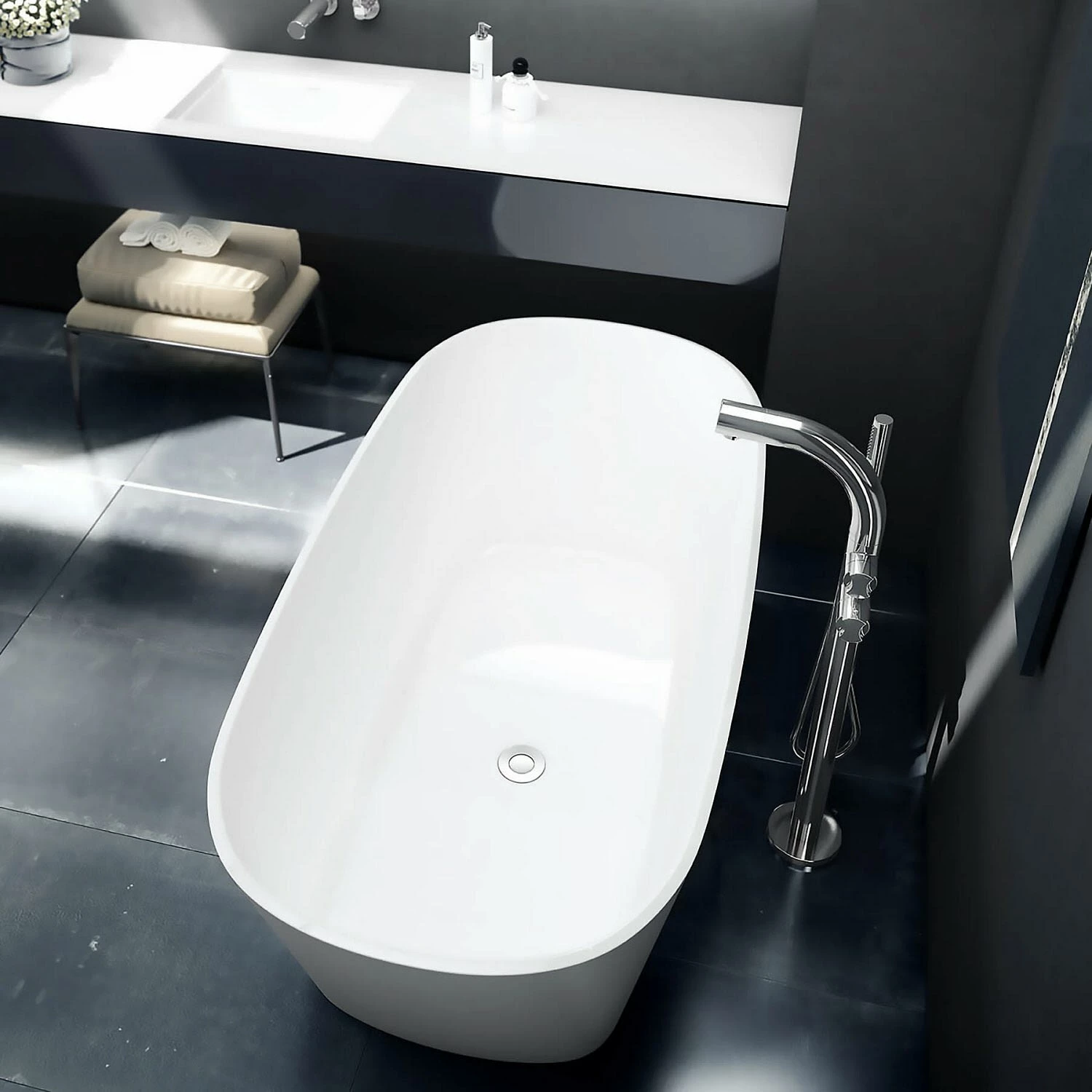 Victoria & Albert Vetralla 1500 Freistehende Badewanne 5 Victoria & Albert Vetralla 1500 Freistehende Badewanne – Bild 3