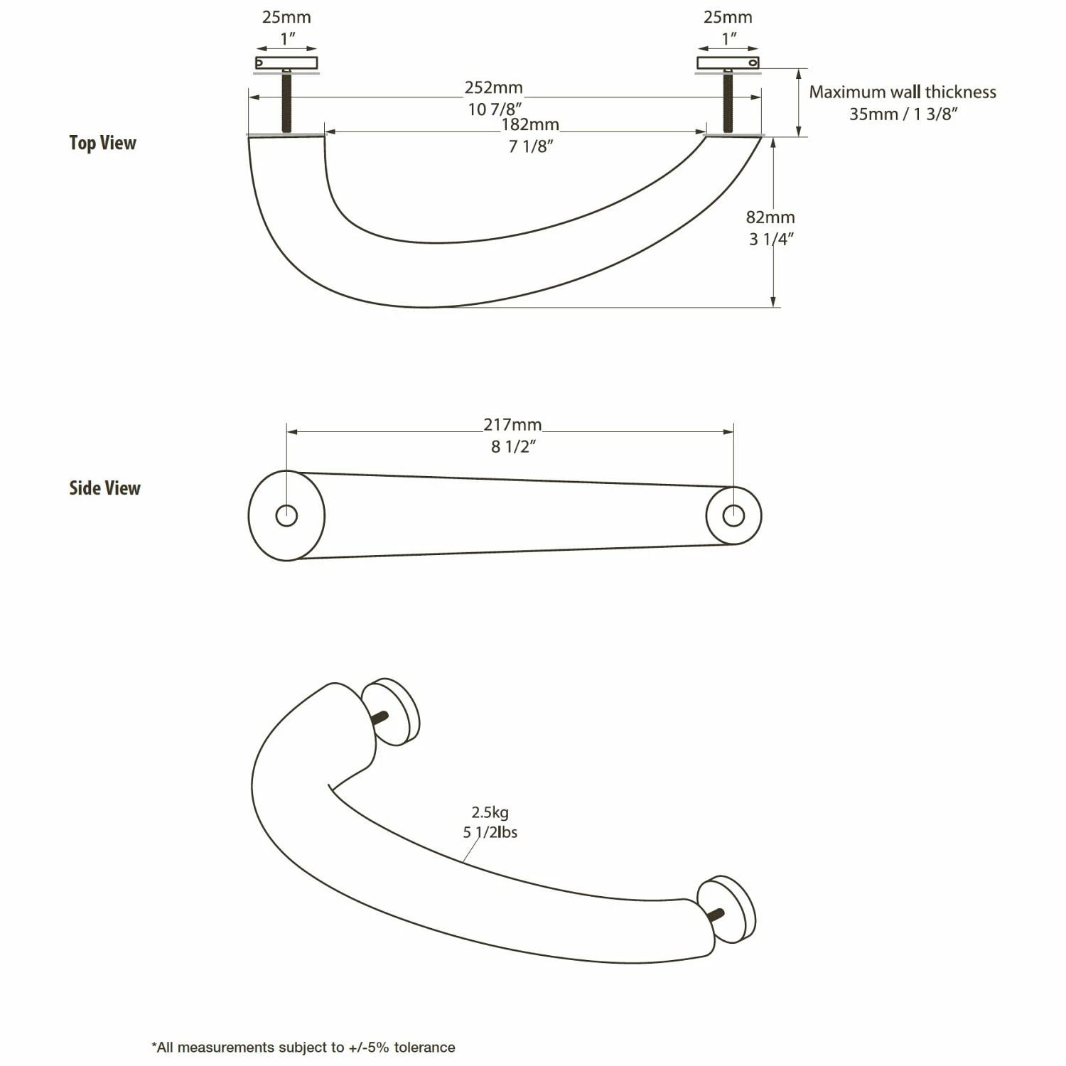 Victoria & Albert Handle Kit Set Mit 2 Griffen 4 Victoria & Albert Handle Kit Set Mit 2 Griffen – Bild 2